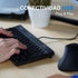 Perixx PERIBOARD-426ES Mini USB Keyboard - Black - QWERTY Español