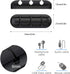 SOULWIT Cable Holder Clips, 3-Pack Silicone Self-Adhesive Cord Organizer for Desktop USB Charging & Power Cables