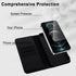 MONASAY Wallet Case for iPhone 11 Pro, Flip Folio Leather Cover with Credit Card Holder, Black