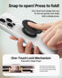 Sinjimoru for Soft Silicone Phone Grip Stand, Strong Adhesive Slim Holder for Comfortable One-Hand Use on Any