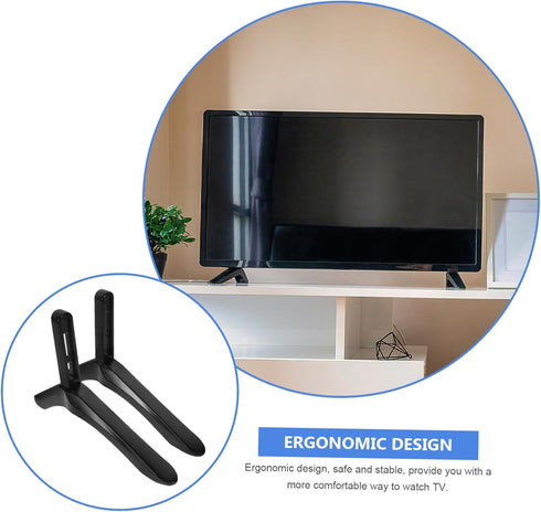 HOODANCOS 1 Set Holder Base Swivel Frame Small Bracket Stands Television Pedestal Feet Support Tabletop Base
