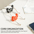 4PCS Crab Cord Organizer Cable Clips, USB Cable Organizers for Home Office Desk, Self-Adhesive Cable Holder,Wire Organizer & Decor