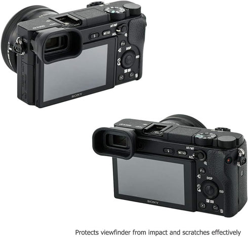 FDA-EP10 A6000 A6100 A6300 Kiwifotos Soft Long Viewfinder Eyecup Eye Cup Eyepiece for Sony Mirrorless Camera