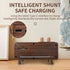 Retro Bluetooth Speaker, Vintage Radio Walnut Wood Rotary FM Radio, 20W Dual Speakers Stereo, U Disk/TF Card/Aux Music