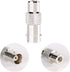 BNC Female to RCA Female Coupler Adapter Connector for CCTV Security Systems, Pack of 10
