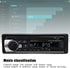Zerone 4 60W MP5 MP3/MP5/USB x Car Radio Stereo Bluetooth Player Single Din Dual USB Hands- Car Stereo Support LCD