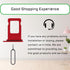 for iPhone 11 Red SIM Card Tray Holder Replacement, Single SIM Version with Waterproof Rubber Ring Repair Kit