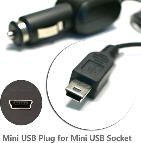EDO Tech 10 Ft Mini USB Car Charger Cord for Uniden Bearcat Radio Scanner BCD160DN BC125AT BC75XLT BCD325P2 BCD436HP