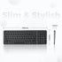 iClever Bluetooth Keyboard, Wireless Keyboard with Numeric Keypad, Multi-Device Rechargeable, Stable Connection,