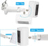 Ring Camera Vinyl Siding Wall Mounts, No Drill 360 Degree Adjustable for Ring Stick Up Cam & Indoor Cam (2 Pack)