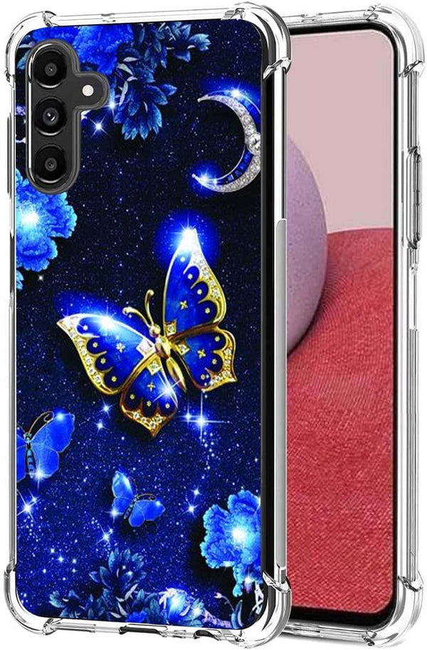 Samsung Galaxy A35 5G Case, TPU Soft Rubber, Reinforced Anti-Fall Cover, Butterfly Design