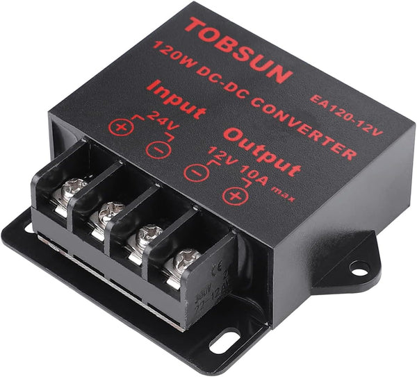 DC 24V to DC 12V 10A 120W Step Down Buck Converter Voltage Regulator Mini Module for Power Conversion