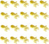 20PCS SMA Female PCB Panel Edge Mount Plug with 4 Pins Straight Connector RF Coax Coaxial Adapter