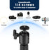 11" 17.7" 1/4" 360 Desktop Projector Stand Table, - Extendable Height Stand with Heavy-duty Base and Ball Head