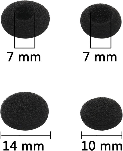 ALXCD Gel Eartips for Voyager Legend Headset - 3 Pcs Soft Gel Ear Tips & 3 Pcs Foam Covers, Fit for Headset Voyager