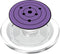 Anime Style Japanese Manga Comic Pattern PopSockets PopGrip for MagSafe, Black Purple Design