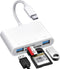 USB C SD Card Reader: For Mac/MacBook/iPad/iPhone 15 Pro WNXSLOAD with Dual Card Slots & USB Ports, 4 in 1 Memory Card