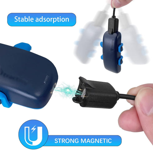 RUKUHOT Portable Wireless Magnetic Charger Cable, 1.65 Feet USB Charging Cord for Tractive GPS Pet Tracker
