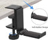 Foldable Aluminum Headphone Stand Hanger with Cable Organizer, Non-Slip Desk Hook for Universal Headphone Mount