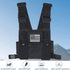 Radio Shoulder Holster Chest Harness - Universal Two Way Radio Holder with Front Pouches for Kenwood Retevis