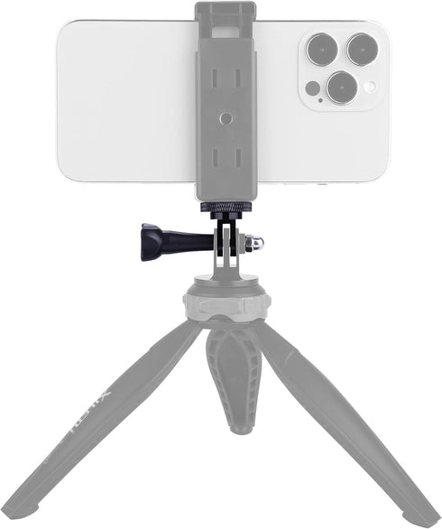 6 Pack Aluminum Camera Tripod Adapter, 1/4"-20 Conversion Mounts for GoPro Action Cameras and Standard Accessories