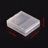Taidda Battery Holder Case, Sturdy 10Pcs Clear Plastic Dampproof Storage Box for Digital Camera