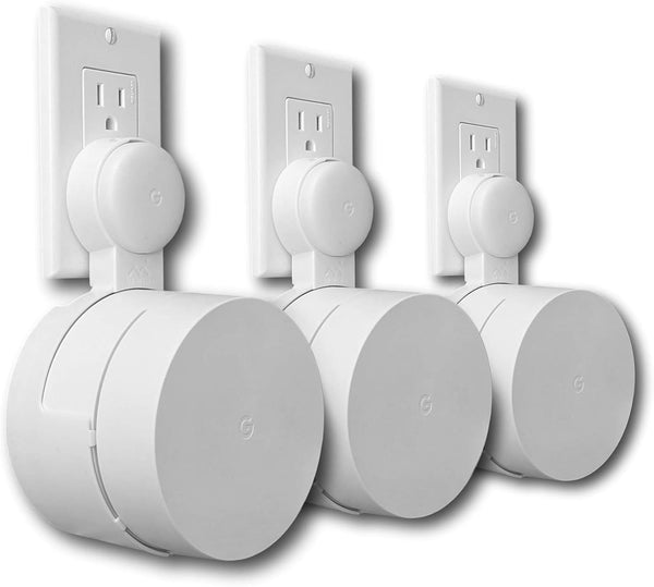 Google WiFi Outlet Holder Mount, New 2020 Version Round Plug, Wall Mount Holder Stand Bracket for Routers