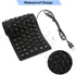 Foldable Silicone Wired Silent Keyboard, 85-Key Portable Soft Rubber Lightweight Waterproof USB Rollup Keyboard with 4.53ft for Laptop PC Computer Travel Office Home (Black)