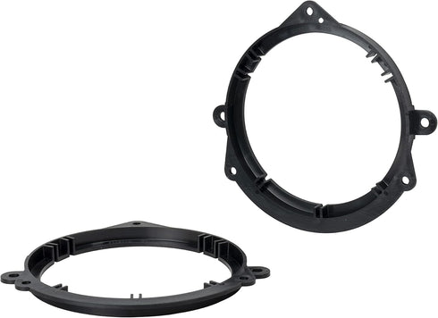 Scosche 2005-Up Kia Spectra 5.25” or 6.5” Speaker Adapter for Front Doors (1 Pair) SAKA656, Black