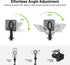 1/4 17 16 15 14 13 elitehood Magsafe Tripod Mount Adapter with Screw & Hot Shoe, Lightweight Compact Cell Phone Tripod