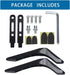 Drsn 99Lbs 2.16"/5.5cm 1.77"/4.5cm TV Pedestal Stand Mount Legs with Weight Capacity, Compatible with & Mounting Hole