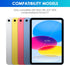 Keyboard Case for iPad 10th Gen 10.9 inch 2022, Detachable Bluetooth Keyboard with Pencil Holder
