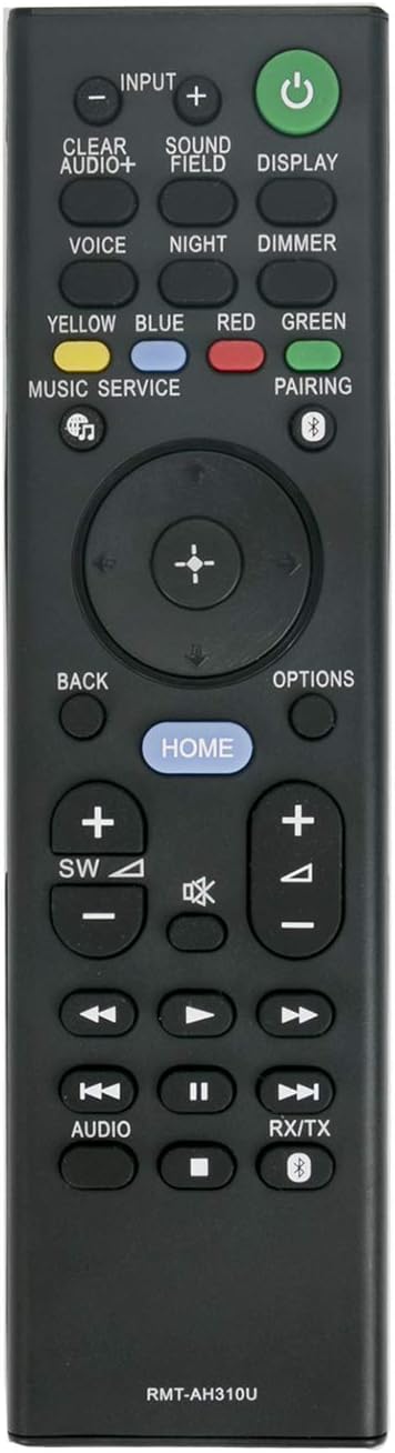 AIDITIYMI RMT-AH310U Replacement Remote Control for Sony Soundbar SA-CT800 SA-MT500 SA-ST5000 HT-CT800 HT-MT500
