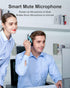 Link Dream Trucker Bluetooth Headset, 20H Talktime Wireless Headset with 270° Rotatable Noise Cancelling Microphone USB