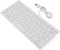 Junluck Ultra-Slim Wired Gaming Keyboard, Mini Ergonomic USB Keyboard with 78 Keys for Windows/Desktop/Laptop/PC