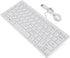 Junluck Ultra-Slim Wired Gaming Keyboard, Mini Ergonomic USB Keyboard with 78 Keys for Windows/Desktop/Laptop/PC