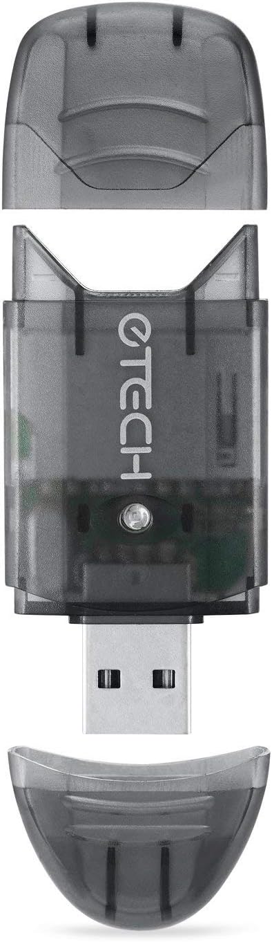 Kingston eTECH Collection USB 2.0 SD/SDHC/SDXC Memory Card Reader/Writer - Support SanDisk 256GB