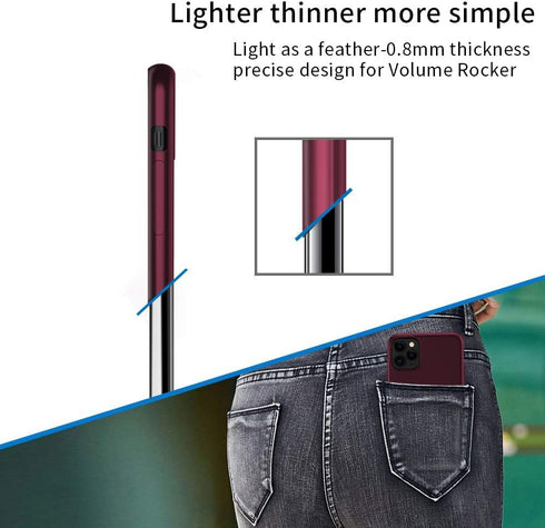 X-level Slim Fit Soft TPU Case for iPhone 11 Pro Max, Ultra-Thin Matte Surface, 6.5"