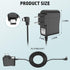 EAGLEGGO H1, H2n, H5, H6, Q2HD, Q4, R8 Power Supply Adapter for Zoom Recorders AC Adapter Wall Charger