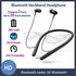 Bluetooth Wireless Neckband Headphones, Bluetooth 5.0, 20H Playtime, Magnetic Earbuds, Noise Cancelling Mic (Black)