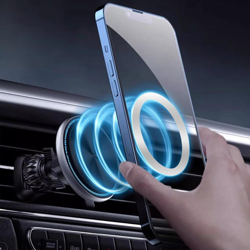 8 Pack Universal Metal Rings, Compatible with MagSafe Magnetic Wireless Charger for iPhone 15/14/13 Case, Silver