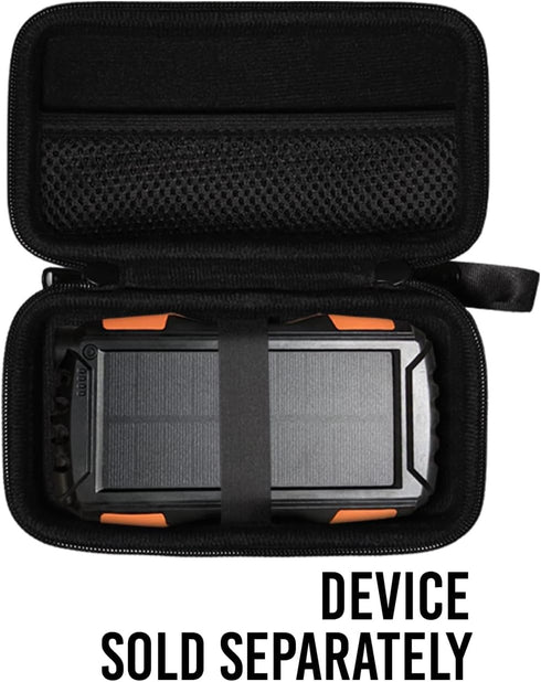 Alltravel Organizing Case for Solar Portable Charger, Compatible with Mregb, BLAVOR, QiSe, Annero, QIMYE