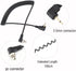2.5mm to Male Flash PC Sync Cable for Linking Various Cameras and Flash Triggers