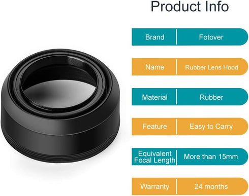 77mm Lens Hood Universal Collapsible Lens Sun Shade Hood with Centre Pinch Lens Cap for Canon Nikon Sony Pentax Olympus Fuji Camera