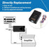 Car Audio Speaker Wire to RCA Line Output Converter, 2-Channel High to Low RCA Converter for Amplifier Subwoofer