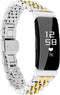Chofit Metal Bracelet, Compatible with Fitbit Inspire/Inspire HR/Inspire 2 Bands, Stainless Steel Replacement Strap
