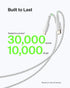 Belkin BoostCharge Braided USB-C to USB-A Charging Cable (3.3ft/1M) for iPhone 15 Series, Samsung Galaxy S24 Series,