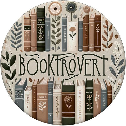 Book Lover Reading Flower Floral Cute Reader PopSockets Standard PopGrip for Booktroverts