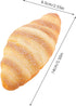 3pcs Set, Realistic Fake Bread Loaves Lifelike Simulated Croissant Models for Photography, Bakery Display, and Kitchen