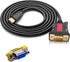 USB Type C to RS232 DB9 Serial Converter Adapter Cable, 5ft with Male to Female Connector, Compatible with MAC,